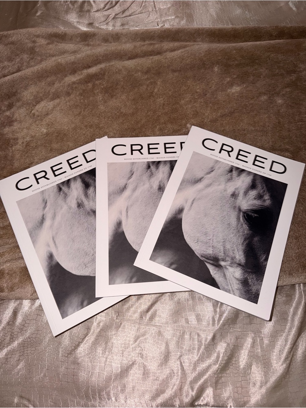 Creed Black & White Horse Cover Booklet Set